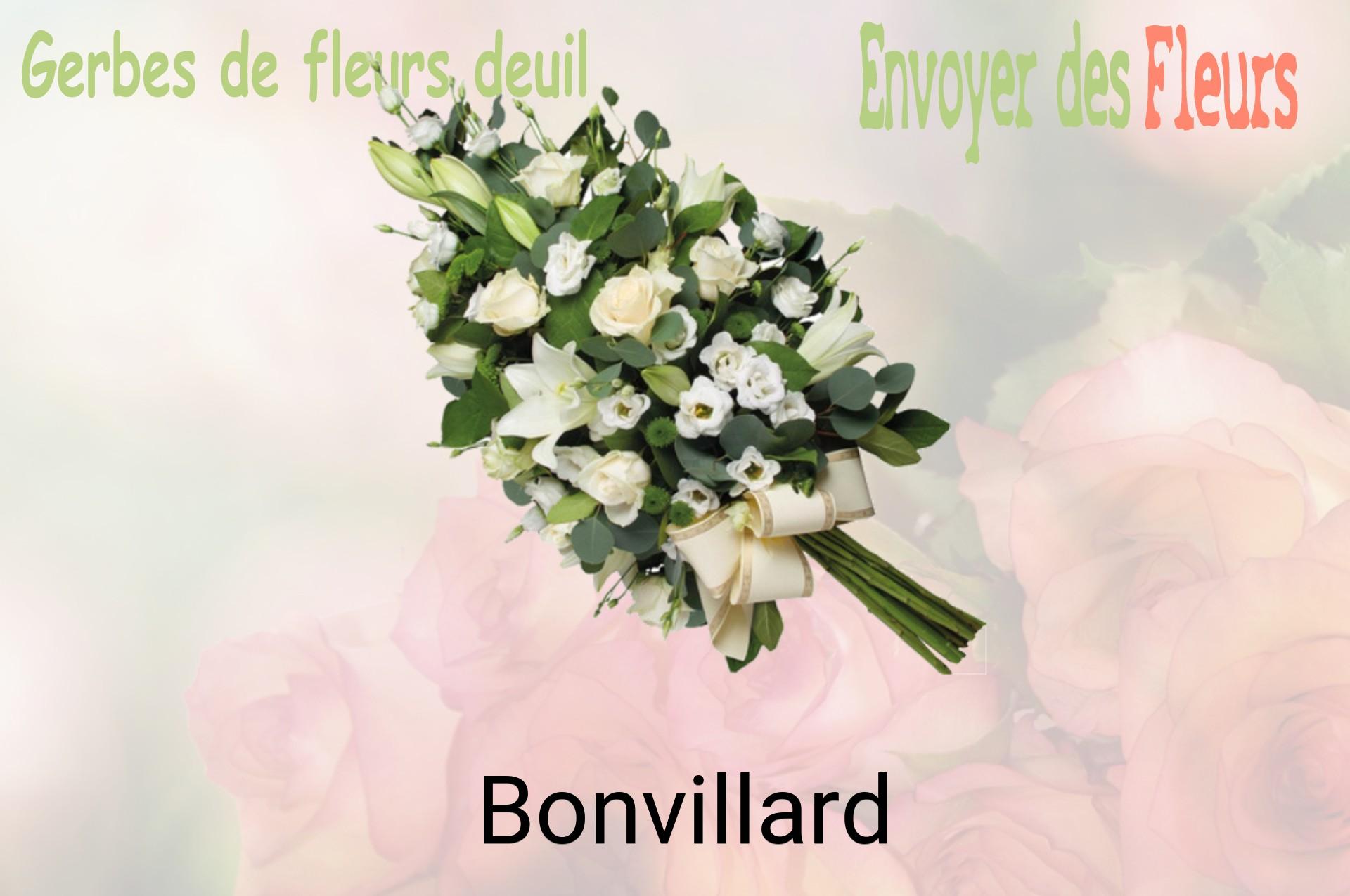 Gerbe de fleurs de deuil livrée à Bonvillard